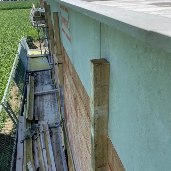 overtec Attika einbetoniert