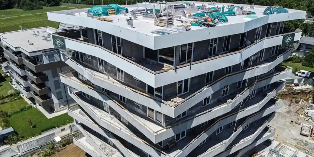 Parapet wall design ideas using precast concrete panels