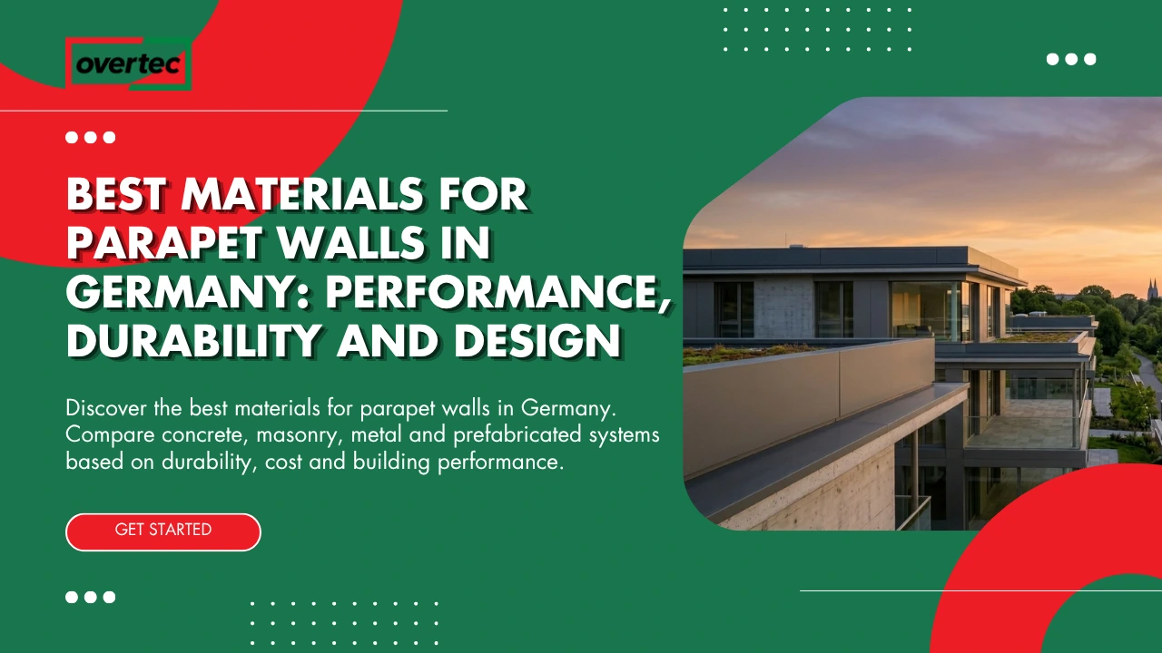 What are the best materials for parapet walls in Germany