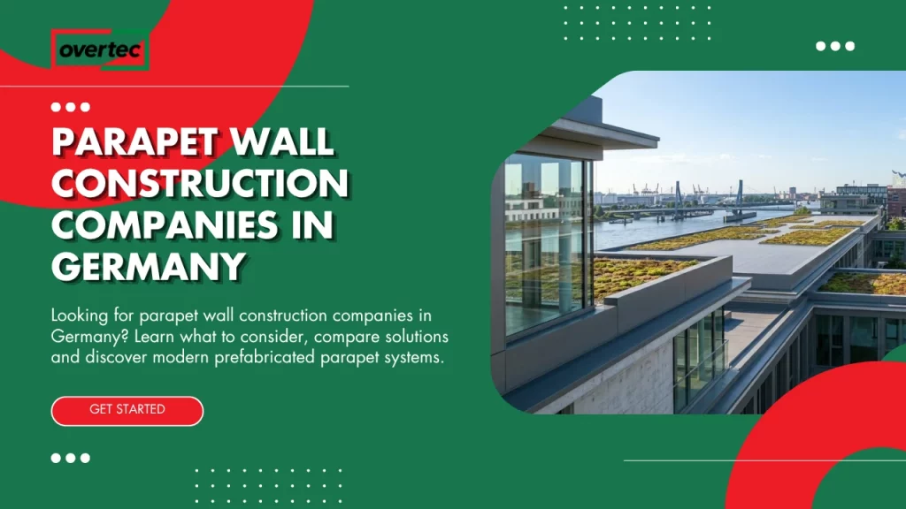 Which companies specialize in parapet wall construction services in Germany