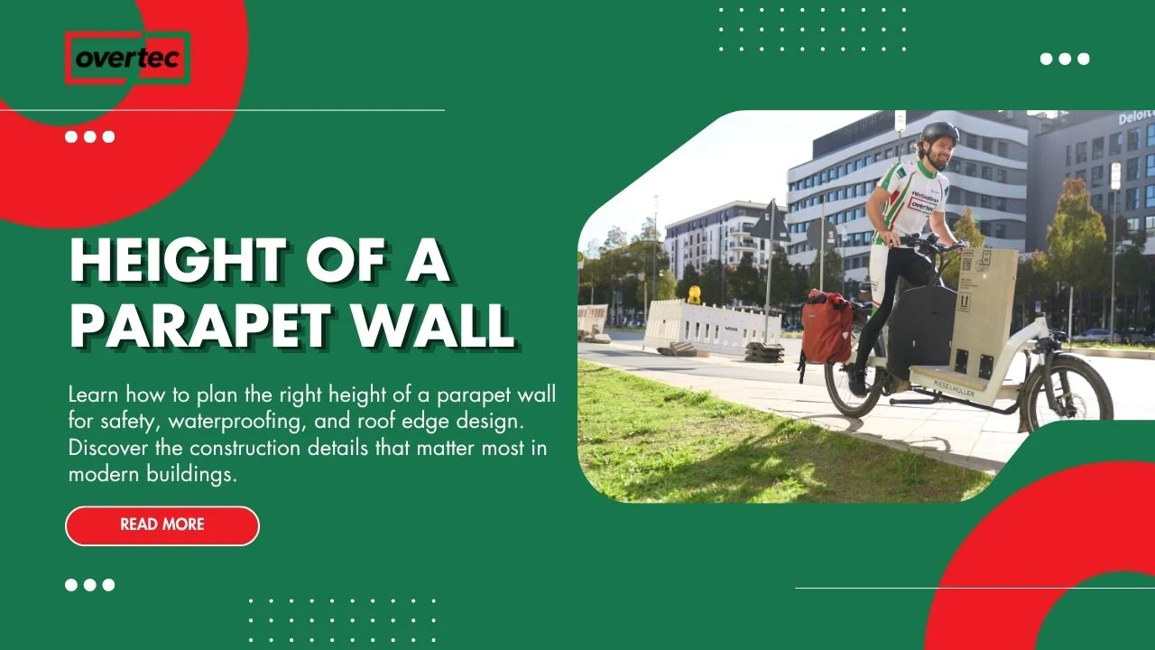 height of a parapet wall