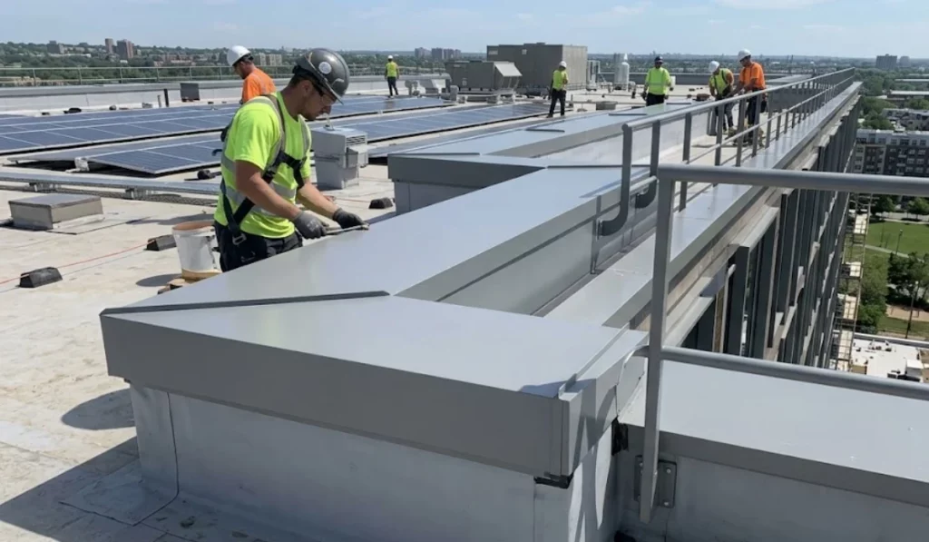 flat roof safety