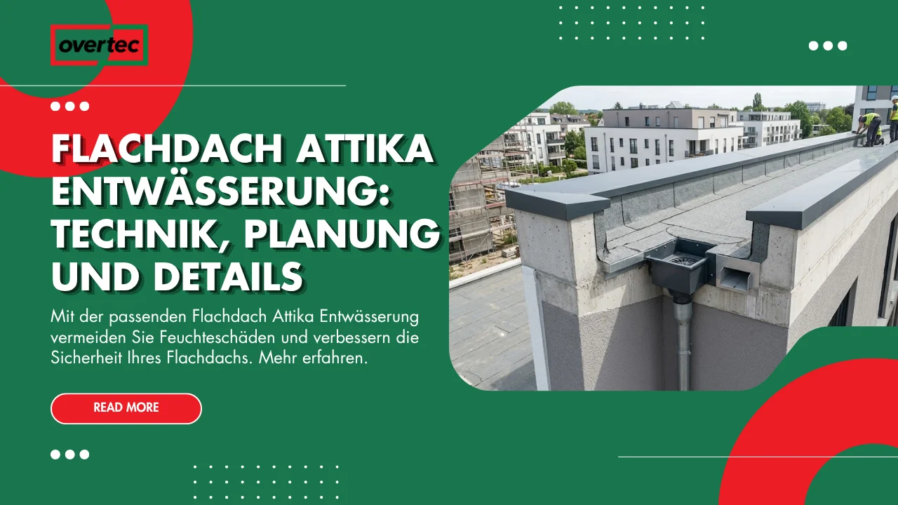 flachdach attika entwässerung